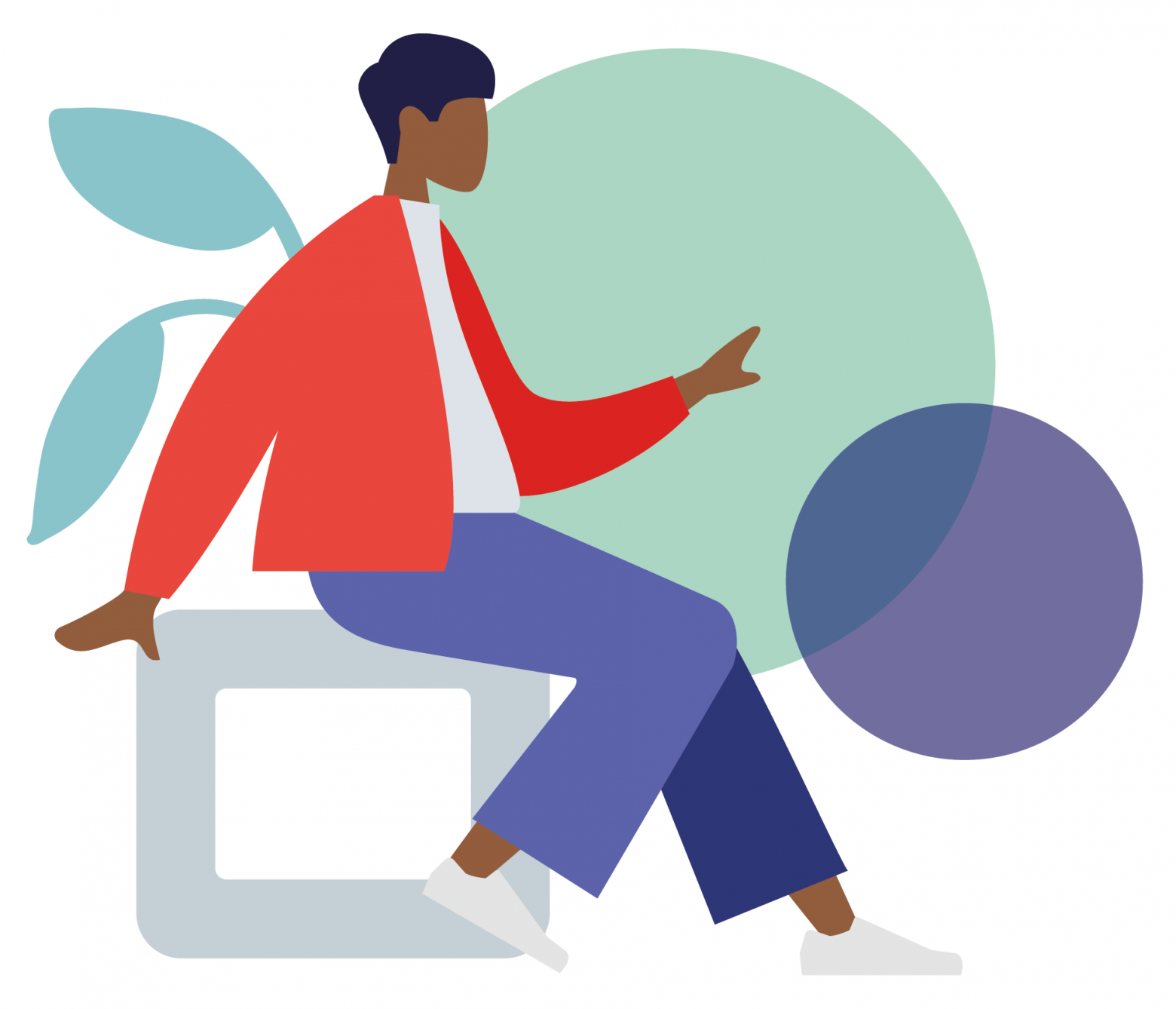 Man illustration